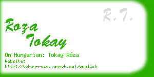 roza tokay business card